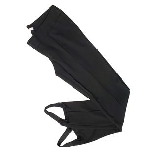 Charlotte Russe Black Knit Stirrup Pants